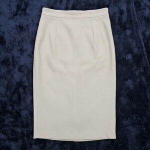 Lila Rose Women's White Black Midi Pencil Skirt - Size 2
b10